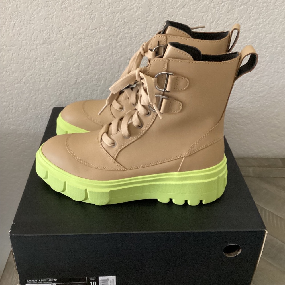 SOREL Caribou X Waterproof Leather Lace-Up Boot (Women) 10M